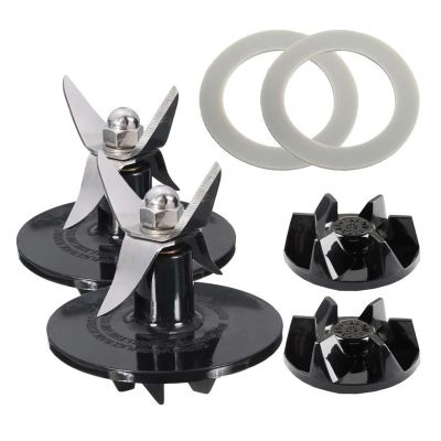 2Pack SPB456-2B Blender Blade With SPB7-20TX Coupling Compatible With Cuisinart Parts BFP-703 FPB-5PC SPB-3 SPB-7 Blender Clutch