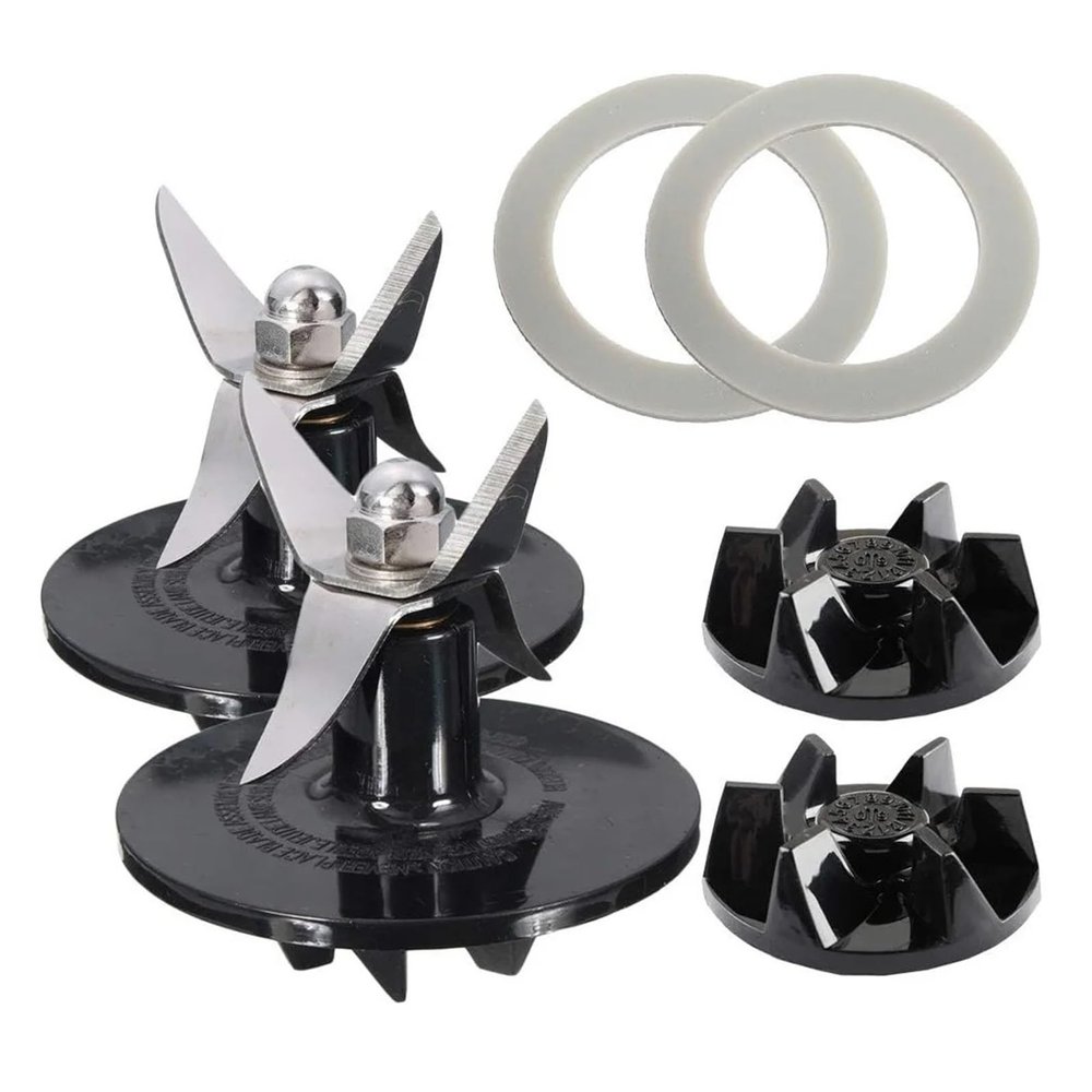 2Pack SPB456-2B Blender Blade With SPB7-20TX Coupling Compatible With Cuisinart Parts BFP-703 FPB-5PC SPB-3 SPB-7 Blender Clutch