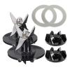 2Pack SPB456-2B Blender Blade With SPB7-20TX Coupling Compatible With Cuisinart Parts BFP-703 FPB-5PC SPB-3 SPB-7 Blender Clutch view 1