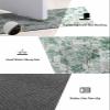 Bath Rugs Bathroom Rug, Green Leaf Country Tree Absorbent Diatomaceous Earth Bath Mat Quick Drying Non-Slip Washable Shower Mat, Watercolor Plants on White Doormat for Bathtub Kitchen 24x36in view 2