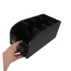 HOLIDYOYO Tea Bag Holder and Snack Storage Organizer Wooden Multi-function Bin for Pantry Condiment Packets and Tea Bags Practical Display Rack for view 3