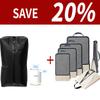 BAGAIL 6 Set Compression Packing Cubes and Vacuum Bags (XL) + pump view 1