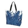 NQLYUT Grocery Bag Reusable Tote Bag Foldable Blue tentacles Shopping Bag Handbag Washable Shoulder Bag for Travel view 1