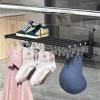 Folding Laundry Drying Rack with Sock Clip, Radiator Dryer Clothes Airer Clothes Drying Racks for Balcony Railings Windowsill, Space Saver view 3
