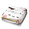 AJIYBN Dudu Yoga New Flannel Plush Throw Sofa Blankets Bed Fit Couch Living Room Blanket 50"X 60" view 3