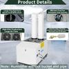 Ultrasonic Industrial Humidifier Stainless Steel Commercial Humidifier Sprayer 14kg/h Large Volume Automatic Mist Cooling Device for Plants Grow Room, Workshop, Warehouse, Agriculture view 2