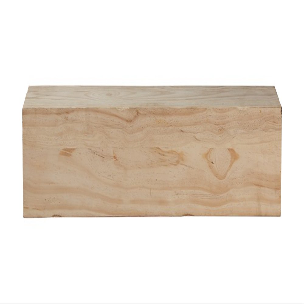Ergode Lexington 60" Rustic Distressed Unfinished Shelf - Handcrafted Pine Beam with Pearl Inlay - Easy Installation