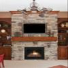 Ergode Lexington 60" Rustic Distressed Unfinished Shelf - Handcrafted Pine Beam with Pearl Inlay - Easy Installation view 2