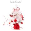 50cm/19.7in Small Flocked Christmas Tree with Music, Artificial Christmas Trees, Xmas Trees for Table Desk Room Office Home Decor view 3