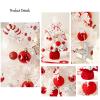 50cm/19.7in Small Flocked Christmas Tree with Music, Artificial Christmas Trees, Xmas Trees for Table Desk Room Office Home Decor view 4