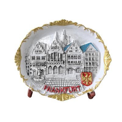 Frankfurt Germany 3D Fridge Magnet Souvenir Gift,Resin Handmade Frankfurt Refrigerator Magnet Home & Kitchen Decoration Collection