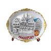 Frankfurt Germany 3D Fridge Magnet Souvenir Gift,Resin Handmade Frankfurt Refrigerator Magnet Home & Kitchen Decoration Collection view 1