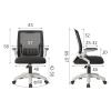 BKEKM Office Chair Breathable Desk Chair Adjustable Executive Chair High Back Swivel Office Chair Stylish Computer Chair for Home,Office,etc Thick view 2
