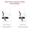 BKEKM Office Chair Breathable Desk Chair Adjustable Executive Chair High Back Swivel Office Chair Stylish Computer Chair for Home,Office,etc Thick view 3