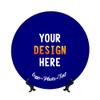 YURIOPF Personalized Photo Ceramic Dinner Plate, Custom Display Dishes with Picture Text Logo Christmas Anniversary Wedding Gifts for Living Room Dining Room Kitchen Decoration, Navy-6 In view 1