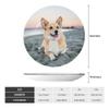 YURIOPF Personalized Photo Ceramic Dinner Plate, Custom Display Dishes with Picture Text Logo Christmas Anniversary Wedding Gifts for Living Room Dining Room Kitchen Decoration, Navy-6 In view 3