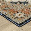 PowerSellerUSA Sphinx Andorra Area Rug 2281E Traditional Blue Geometric Achromatic 7' 10" x 10' 10" Rectangle view 3