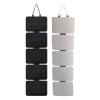 Hanging Brooch Pin Organizer Enamel Lapel Pin Display Panels Organizer with 5 Loose-Leaf Board Pieces Badge Collection Display Pages Holder Hanging Earring Organizer Storage Case for Jewelry (White) view 1