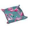 A Flock of Flamingos Travel Storage Tray, Accessories Decorative Tray, Keychain, Coin Watch, Earring Tray, Unisex Storage Tray view 1