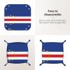 Flag of Cape Verde Travel Storage Tray, Accessories Decorative Tray, Keychain, Coin Watch, Earring Tray, Unisex Storage Tray view 3