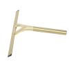 Shower Squeegee, Bathroom Window Squeegee, 304 Stainless Steel, Multipurpose Squeegee for Shower Doors, Window (Gold) view 2