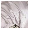 Pale Mauve Flowers European Embroidery 1000TC Bedding Set Egyptian Cotton Duvet Cover Set Queen King Size Bedlinens,Bed view 3