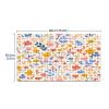 Bath Tub Shower Mat Non Slip 26.8in x 15in Large Bath Mat with Suction Cups Kids and Elderly Bathtub Mats Botanic view 2
