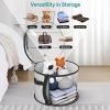 Hat Boxes for Men | Soft Transparent Hat Box Container with Zipper - Foldable Large Capacity Organizing Box, Multifunctional Hat Storage Bag for Gloves Plush Toys Scarf view 2