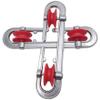 Gcroet Clothesline Spreader 2Pcs Aluminium Heavy Duty Outdoor Clothes Line Separator Pulley for Long Clothesline and Heavy Loads ... view 2