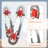 Gcroet Clothesline Spreader 2Pcs Aluminium Heavy Duty Outdoor Clothes Line Separator Pulley for Long Clothesline and Heavy Loads ... view 4