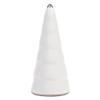 Santa Barbara Design Studio Holiday Shelf Dcor Christmas Collection Ceramic Trees, Set of 3, White & Silver view 3