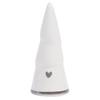 Santa Barbara Design Studio Holiday Shelf Dcor Christmas Collection Ceramic Trees, Set of 3, White & Silver view 4