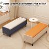DSEWTEZXI Modern Living Room Storage Bench, Bedroom end of Bed Bench with Storage, Foyer entryway Benches with Cushion, Front Door Shoe Bench with Storage, upholstered Storage Seating Bench. view 3