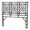 bali & pari Karavo Bohemian Black Natural Rattan King Size Standalone Headboard view 1