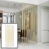 8 Pieces Iron Privacy Partition Post, Wall Floor to Ceiling Space Decor Divider Column 2-9.5ft Custom, Restaurant Office Home Room Separator(Gold,8.8ft/268.2cm) view 1