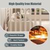8 Pcs Beige Room Dividers Posts, Floor to Ceiling Metal Partition Room Divider Column, Hotels/Restaurants/B&Bs/Home Decor Separator Grille(9.5ft/289.5cm) view 3