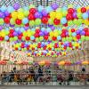 Haull Balloon Drop Net for Ceiling Release Balloon Drop Kit, 46 x 6.6 ft view 1
