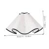 Xmas Petal Lamp Shade, Mini PP Polyester Cover for Bedroom Chandeliers view 2