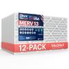 BNX TruFilter 14x24x1 Air Filter MERV 13 AC Filter, HVAC Furnace Filter, 12 Pack (ACTUAL SIZE 13.69"x23.69"x0.75") Allergies, Dust, Pet Dander & Smoke - MADE IN USA - MPR1500 / FPR 10 view 1