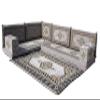 arabicsofa L Shaped Jalsa Floor Seating Set  Handmade Arabic Majlis with Backrest Pillows view 1