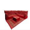 arabicsofa L Shaped Jalsa Floor Seating Set Handmade Arabic Majlis with Backrest Pillows view 1
