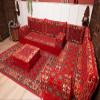arabicsofa L Shaped Jalsa Floor Seating Set Handmade Arabic Majlis with Backrest Pillows view 3