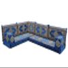 arabicsofa L Shaped Jalsa Floor Seating Set  Handmade Arabic Majlis with Backrest Pillows view 1
