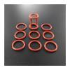 9 Pieces Red Sealing Ring Accessories Rubber Gasket Joint Rings Fittings Of ZM168 Soft Serve Ice Cream Machines view 3
