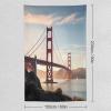 HKMNTGD Tapestry Nature,Golden Gate Bridge Printed Tapestries Wall Hangings,Large Wall Tapestry Decor for Bedroom Living Room Dorm Vertical Version (60" X 80") view 2