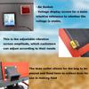 Banfluxion 220V Corn Milling Machine Electric Small Grain Peeling Machine Household Millet Corn Grinder Commercial Rice Sheller with Feed Square Bucket, 130-170kg/h, 1.8KW view 3