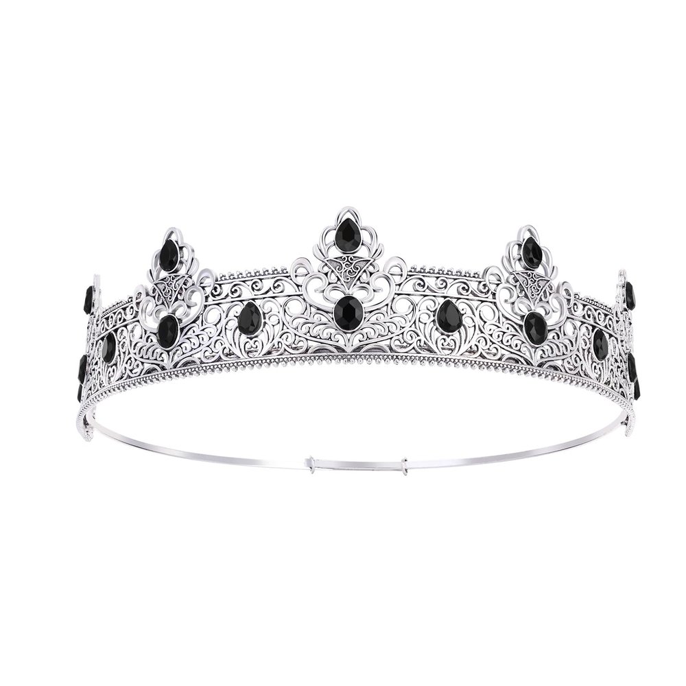 King Crowns for Men Male Prince Diadem Royal Medieval Renaissance Crown