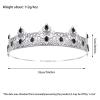 King Crowns for Men Male Prince Diadem Royal Medieval Renaissance Crown view 2