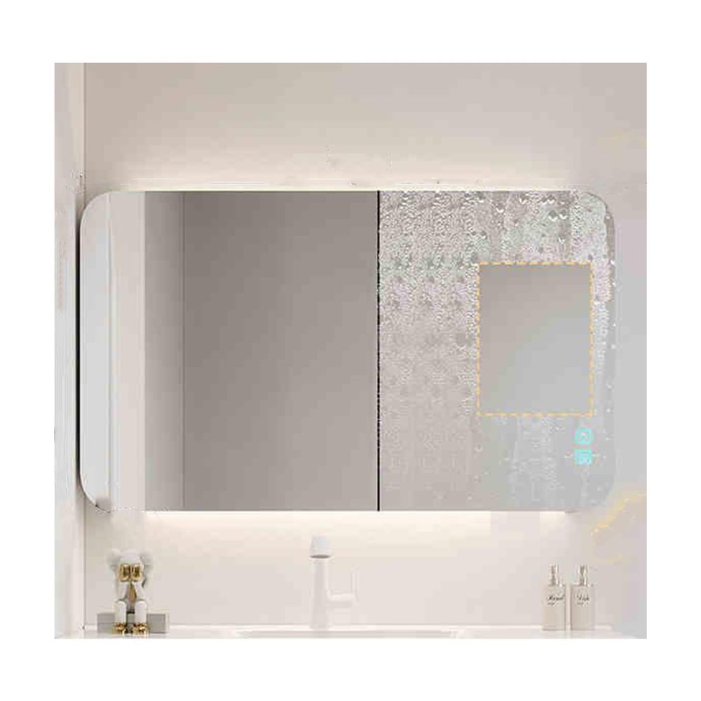 JHIAADEY Wall Mounted Cupboard,Bathroom Mirror Cabinet,Bathroom Wall Mirror Cabinet,Mirror Medicine Cabinet Wall Mounted, Multipurpose Wall Cabinet for Bathroom(88cm/34.6in)