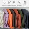 100% Cotton 3 PCS Throw Blanket & Pillowcase Queen Size, 4-Layer Muslin Lightweight and Breathable Summer Bedspread, Soft Gauze Bed Throw (Terracotta, Queen XL - 90x95 inches - 230x240 cm) view 3